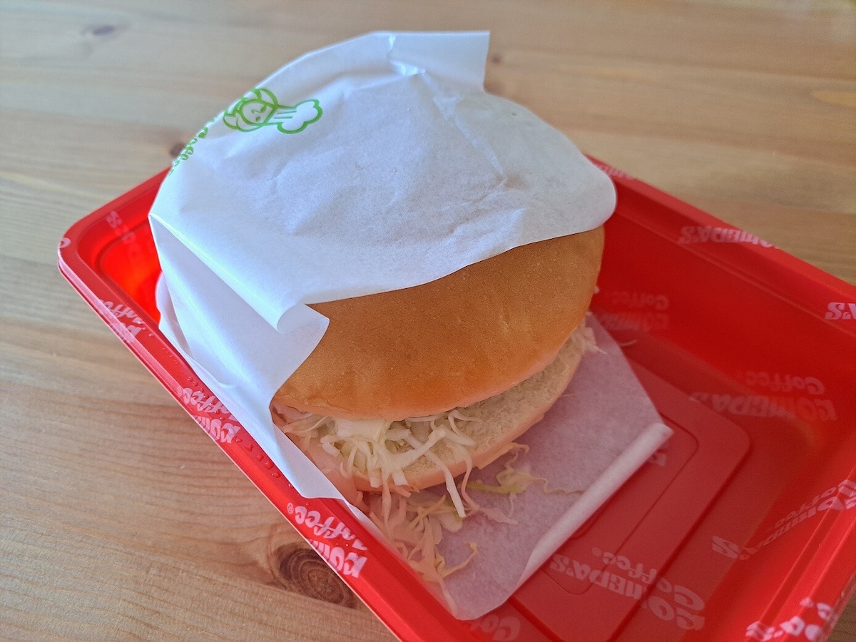 コメダ珈琲店のフィッシュバーガーは 特大 贅沢でヘルシー マックと大きさを比較 イチオシ