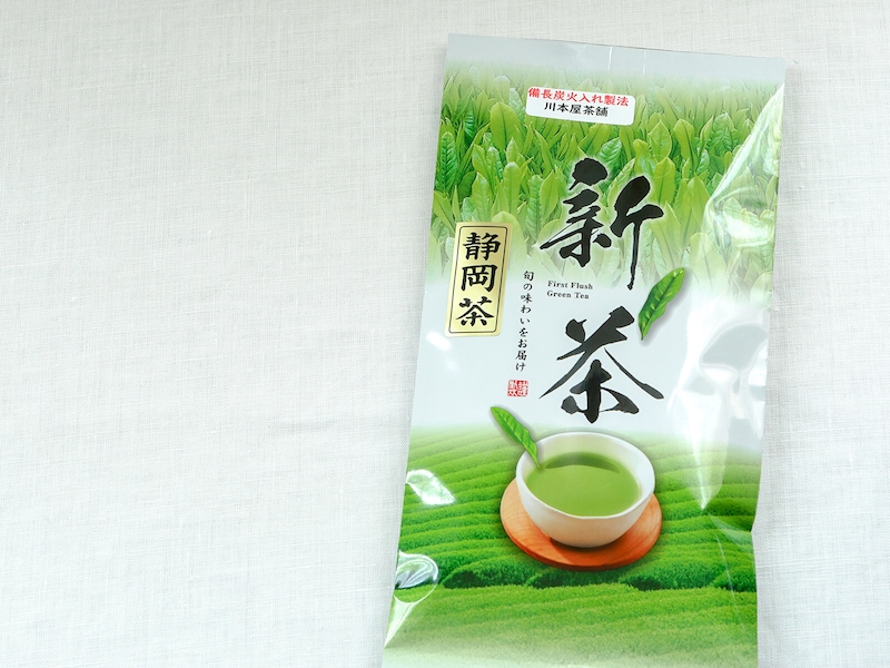 川本屋茶舗「備長炭火入れ製法 静岡茶(新茶)」(1080円税込)