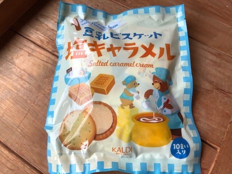 豆乳ビスケット 塩キャラメル