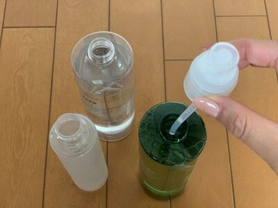 無印良品のポンプヘッドは直径2センチのボトルにフィット 化粧水 乳液が使いやすい イチオシ