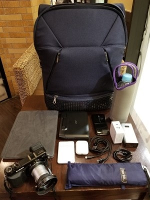 ひらくPCリュック