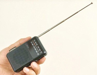 アマナダとビックカメラのコラボラジオ。ロッドアンテナ