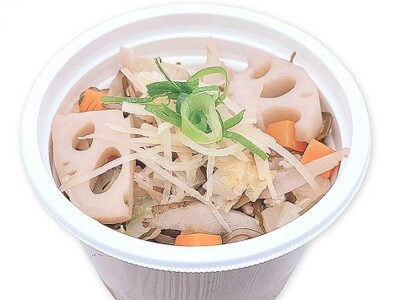 7種類野菜ともち麦の生姜スープ