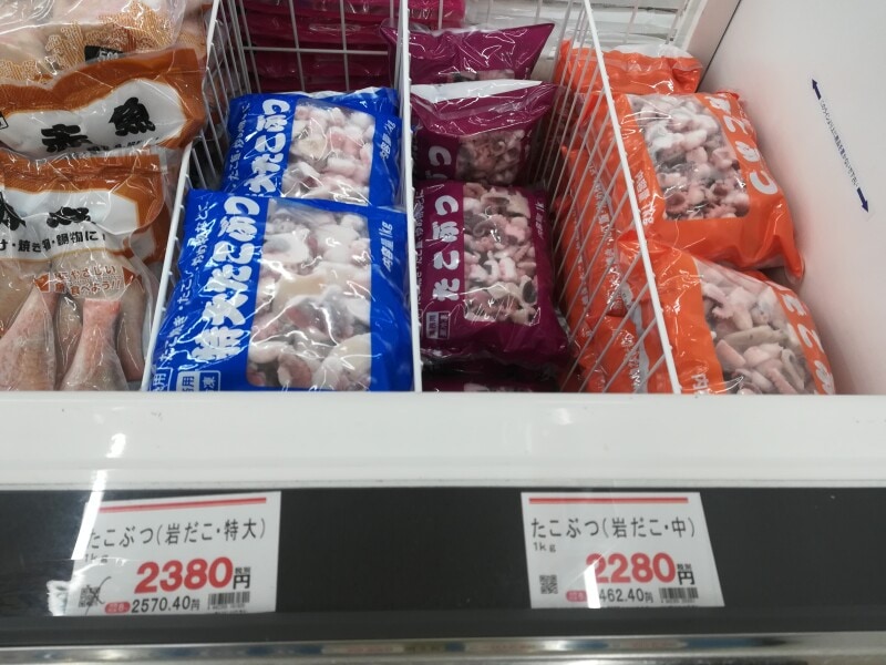 業務スーパー たこぶつ は1kg入り アヒージョやおつまみアレンジレシピに イチオシ