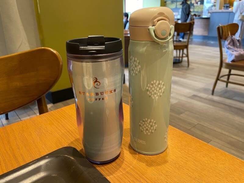 スタバのマイボトルはなんでもいい？20円引きの頼み方、持ち帰りや